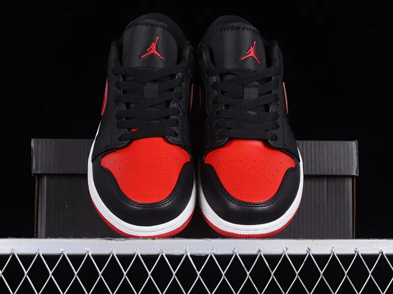 All categories Air Jordan Jordan series basketball shoes Air Jordan 1 Low Z version Air Jordan 1 Low "Black And Red" AJ1 Joe 1 black and red low-top basketball shoes DC0774-061